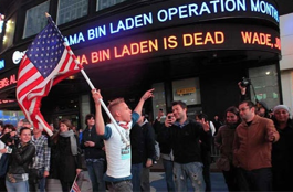 Comemorações nos EUA pela morte de Bin Laden.