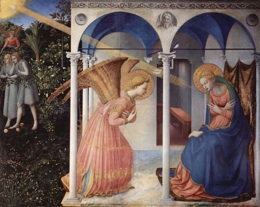 Beato Angelico, <em>A Anunciação</em>.