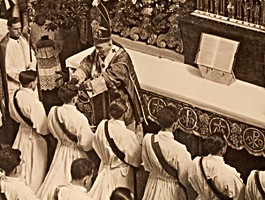 A ordenação de Ratzinger em Frisinga.