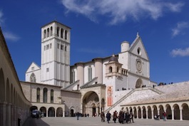 A Basílica de Assis.