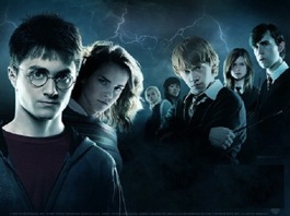 Os protagonistas da saga de Harry Potter.