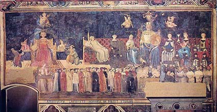 Ambrogio Lorenzetti, Alegoria do Bom Governo.