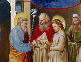 Giotto, <em>Casamento da Virgem</em>.