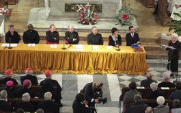 A abertura da Causa na catedral de Frascatia.