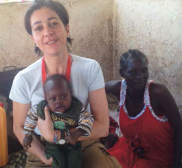 Maria Leitão, Bebé, no campo Dadaab.