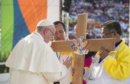 O Papa no México.