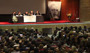 O encontro de apresentação de <em>Luigi Giussani: su vida</em><br> em Santiago (Chile).