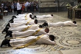 A celebração em São João de Latrão (© Foto Masi)